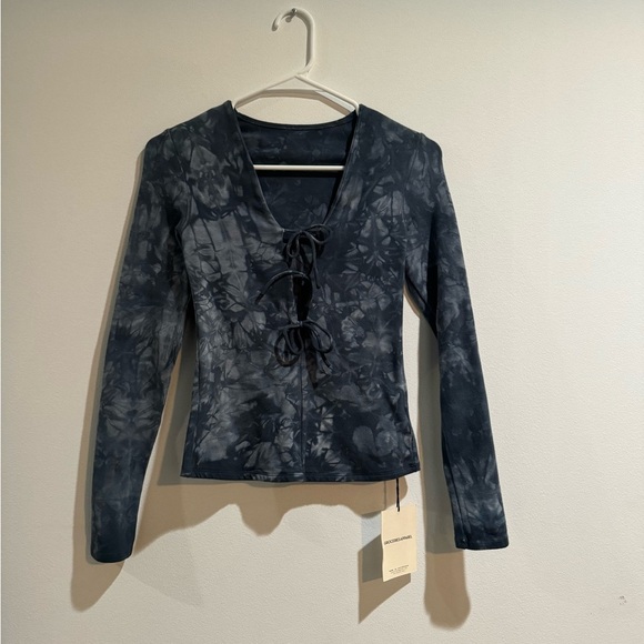 Groceries Apparel Tops - Groceries Apparel Long Sleeve Tie Dye Top